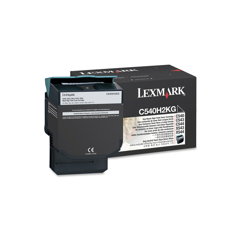 TONER NERO NON RETURN PROGRAM C54X X54X ALTA CAPACITA'