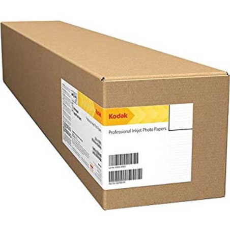 Kodak Rotolo Carta Fotografica plotter inkjet Lustre 1118mm30.5mt -255gr