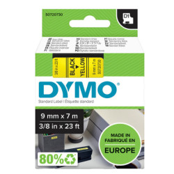 NASTRO DYMO TIPO D1 (9MMX7M) NERO/GIALLO 409180