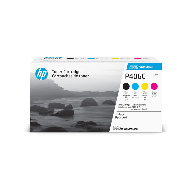 Hp/Samsung Toner CYMK CL-P406C 4-pk