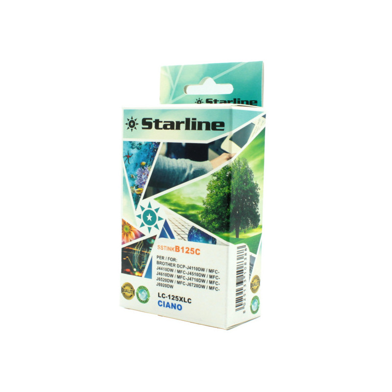 CARTUCCIA INK CIANO PER PRINT C/BROTHER LC 125XL C