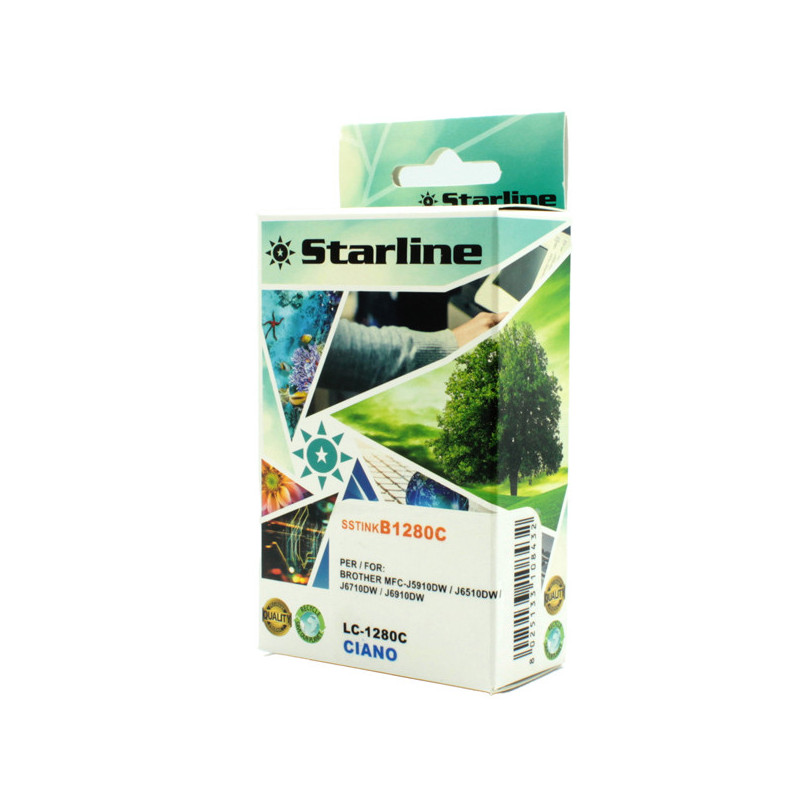 CARTUCCIA INK CIANO PER PRINT C/BROTHER LC 1280