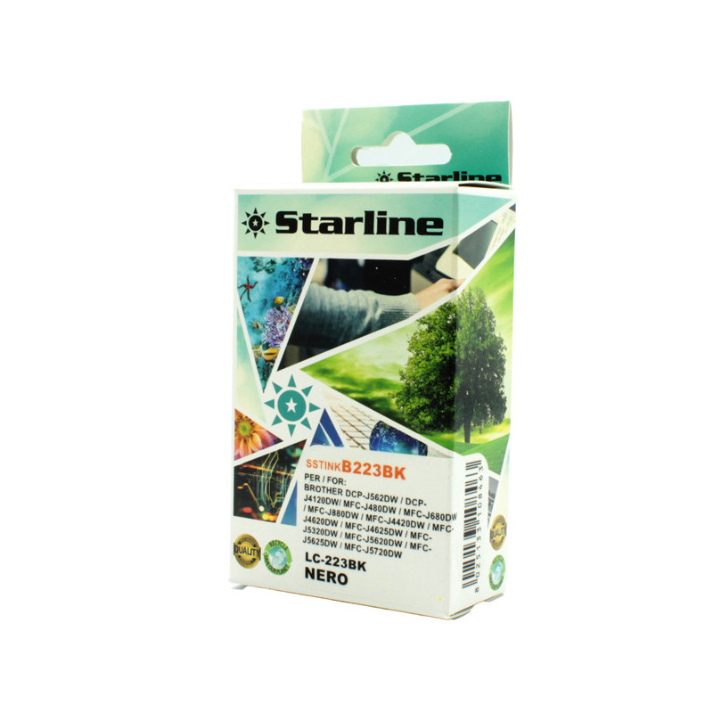 CARTUCCIA INK NERO PER PRINT C/BROTHER LC-223BK