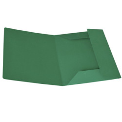 Pack 25 Cartelline 3 Lembi VERDE in bristol 200g Starline