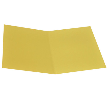 Pack 50 Cartelline Semplici GIALLO SOLE in bristol 200g Starline