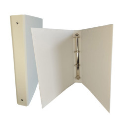 Raccoglitore 4R 30mm 22X30 rivestito in PPL BIANCO KingColor STARLINE