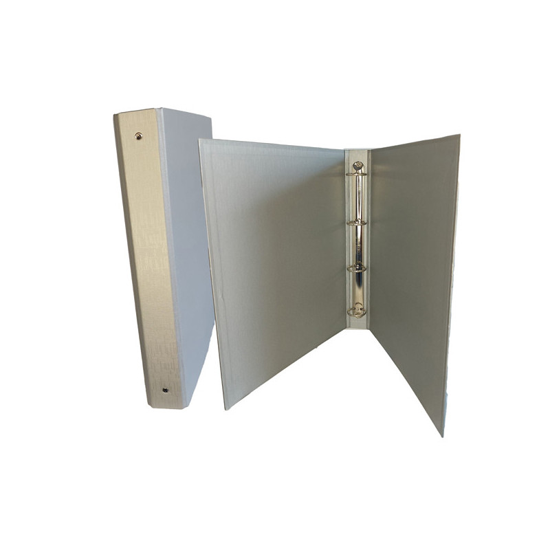 Raccoglitore 4R 30mm 22X30 rivestito in PPL GRIGIO KingColor STARLINE