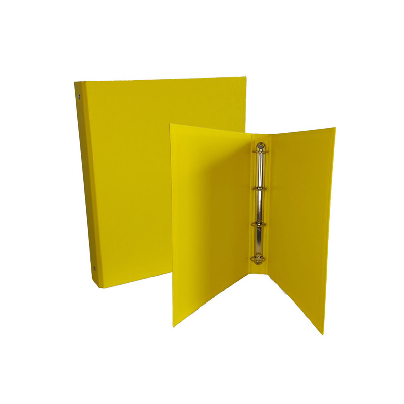 Raccoglitore 4R 30mm 22X30 rivestito in PPL GIALLO KingColor STARLINE