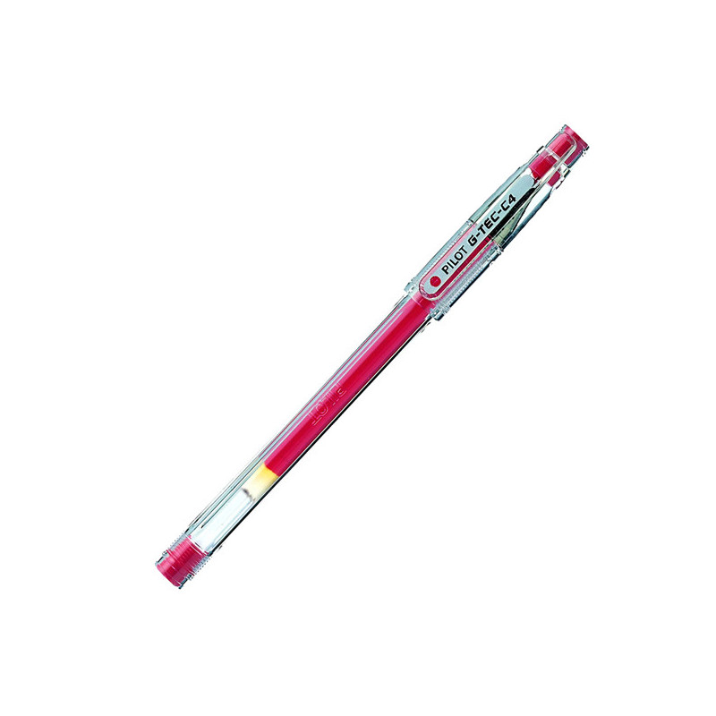 PENNA SFERA GEL G-TEC-C4 ROSSO 0.4MM PILOT