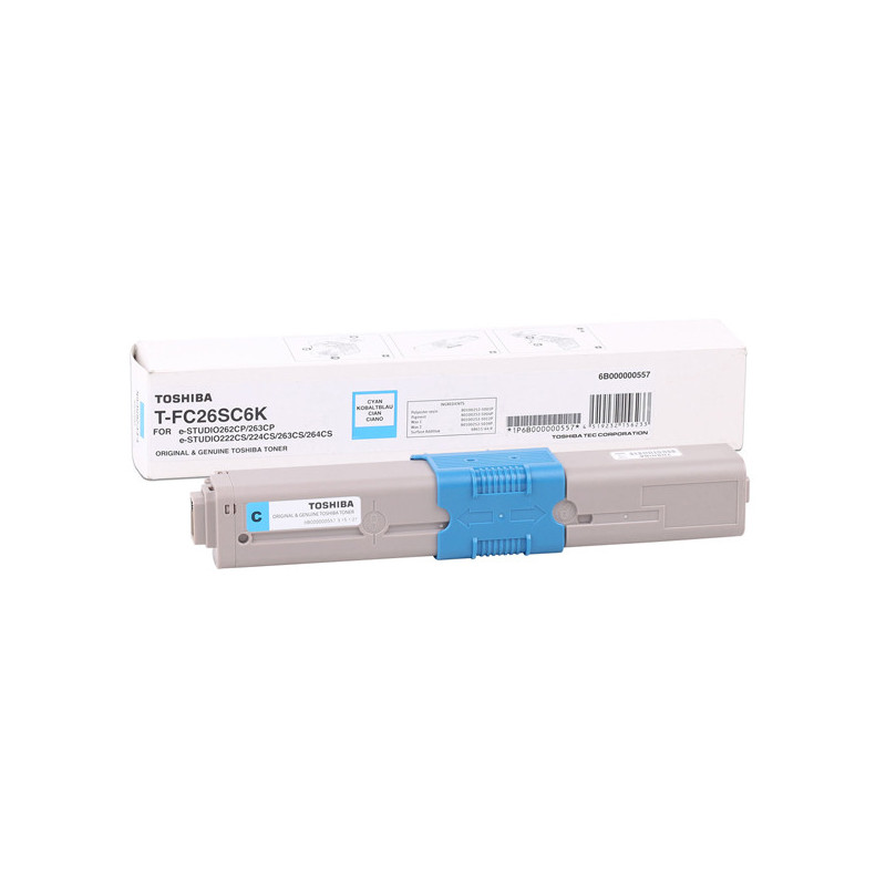 TONER CIANO E STUDIO 262CP 222CS 263CS T-FC26SC ALTA CAPACITA'