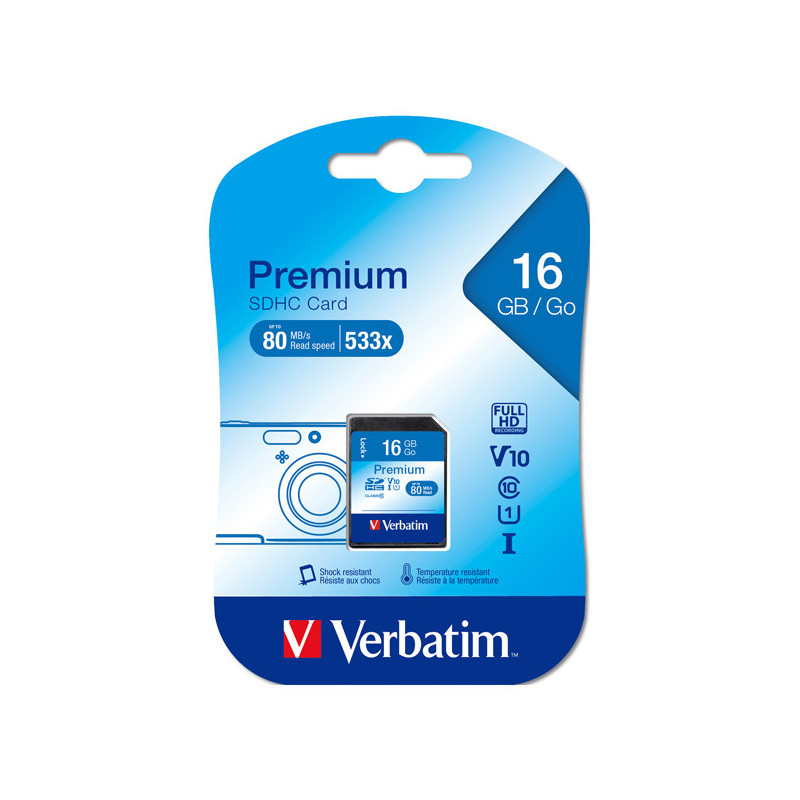 SECURE DIGITAL 16GB CLASSE 10