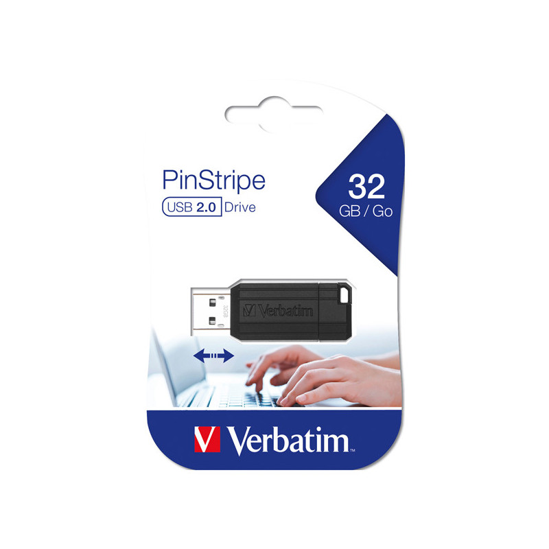 MEMORIE USB STORE 'N' GO PINSTRIPE NERO DA 32GB