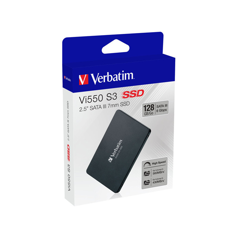 Verbatim SSD Interno Vi550 SATA III 2.5'' SSD 128GB