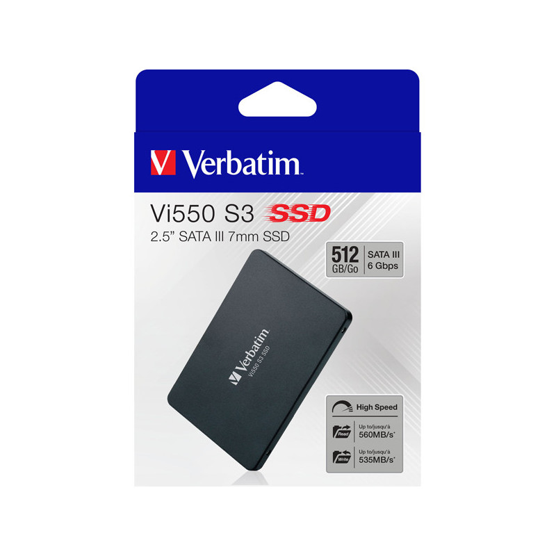 Verbatim SSD Interno Vi550 SATA III 2.5'' SSD 512GB