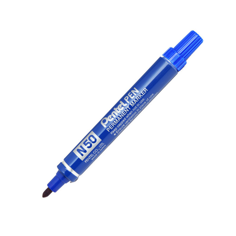 MARCATORE PENTEL PEN N50 BLU P.TONDA