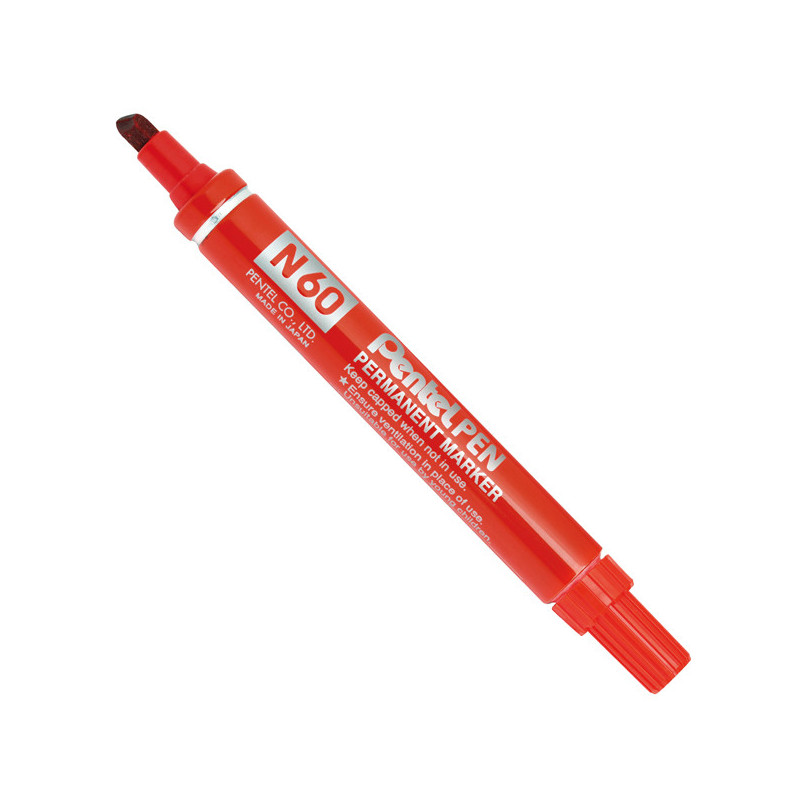 MARCATORE PENTEL PEN N60 ROSSO P.SCALPELLO