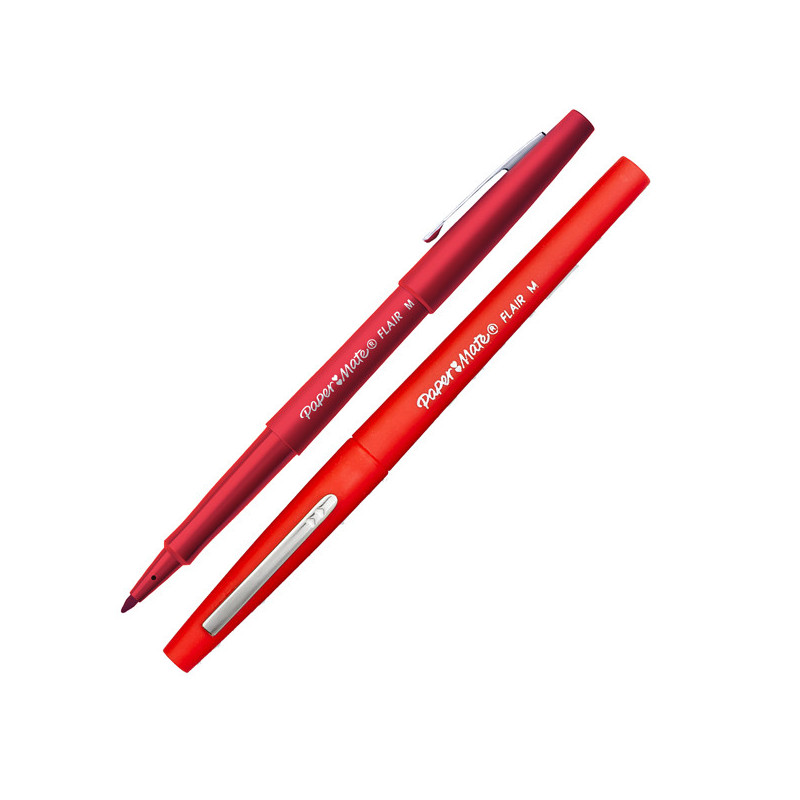 PENNARELLO FLAIR NYLON ROSSO PUNTA 1.1MM PAPERMATE