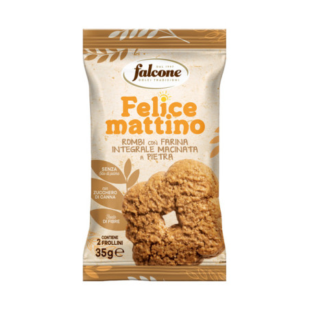 Biscotti rombi con farina integrale 35gr Falcone