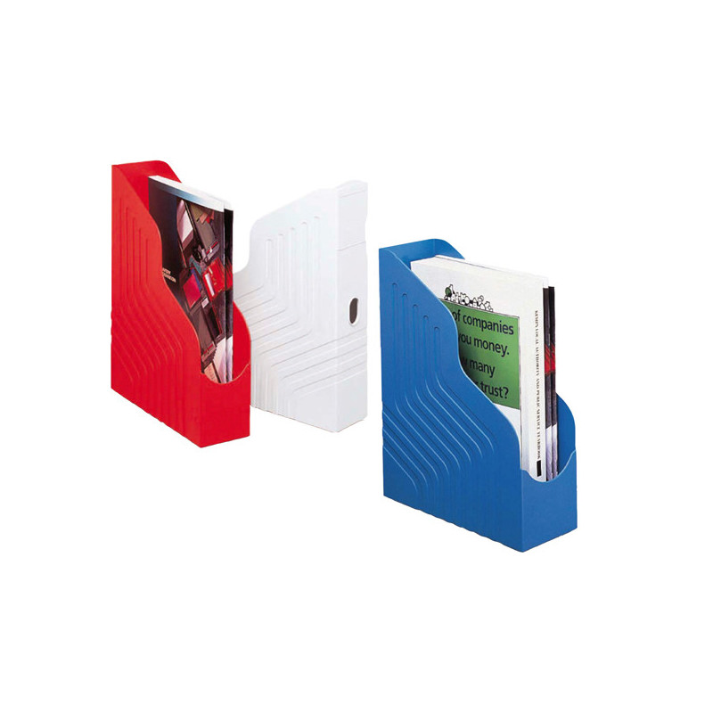 Portariviste MAGAZINE RACK 25x32cm dorso 8cm blu REXEL