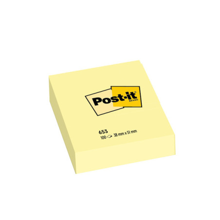 BLOCCO 100fg Post-it© Giallo Canary? 38x51mm 653