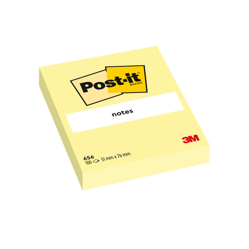 BLOCCO 100fg Post-it© Giallo Canary? 76x51mm 656