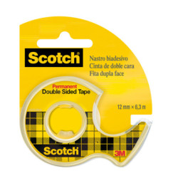 NASTRO BIADESIVO Scotch© 6,3MTX12MM 665-136D PERMANENTE S/LINER IN CHIOCCIOLA