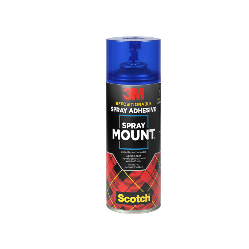 ADESIVO SPRAY 3M MOUNT RIPOSIZIONABILE - TRASPARENTE 400ML