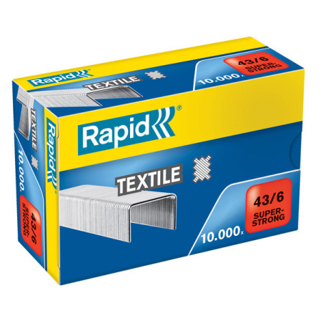 Scatola 10.000 punti SPECIAL TEXTILE RAPID 43/6