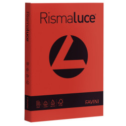 Carta RISMALUCE 140gr A4 200fg rosso scarlatto 61 FAVINI