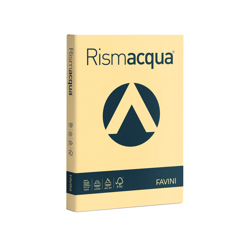 Carta RISMACQUA 140gr A4 200fg camoscio 02 FAVINI