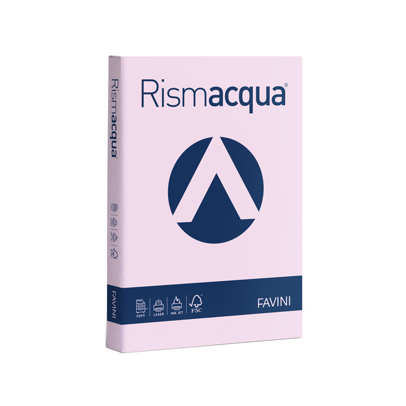 Carta RISMACQUA 140gr A4 200fg lilla 06 FAVINI