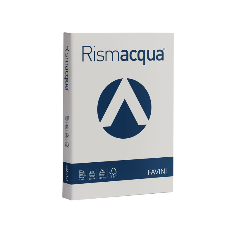 Carta RISMACQUA 140gr A4 200fg ghiaccio 12 FAVINI