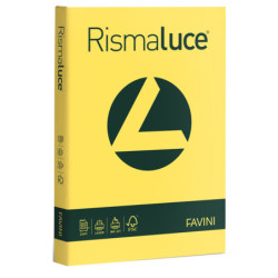 Carta RISMALUCE 200gr A4 125fg giallo sole 53 FAVINI