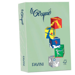 Carta LECIRQUE A4 80gr 500fg verde pastello 107 FAVINI