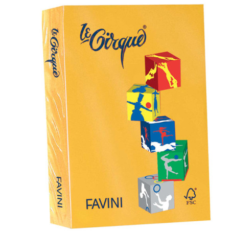 Carta LECIRQUE A4 160gr 250fg giallo oro 201 FAVINI