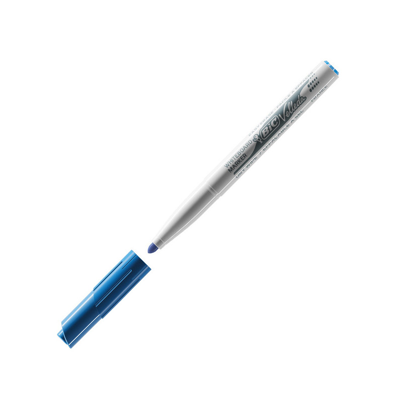 Pennarello VELLEDA 1741 punta tonda whiteboard blu BIC©