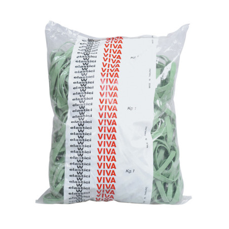 ELASTICO FETTUCCIA VERDE 70 T8 SACCO DA 1KG