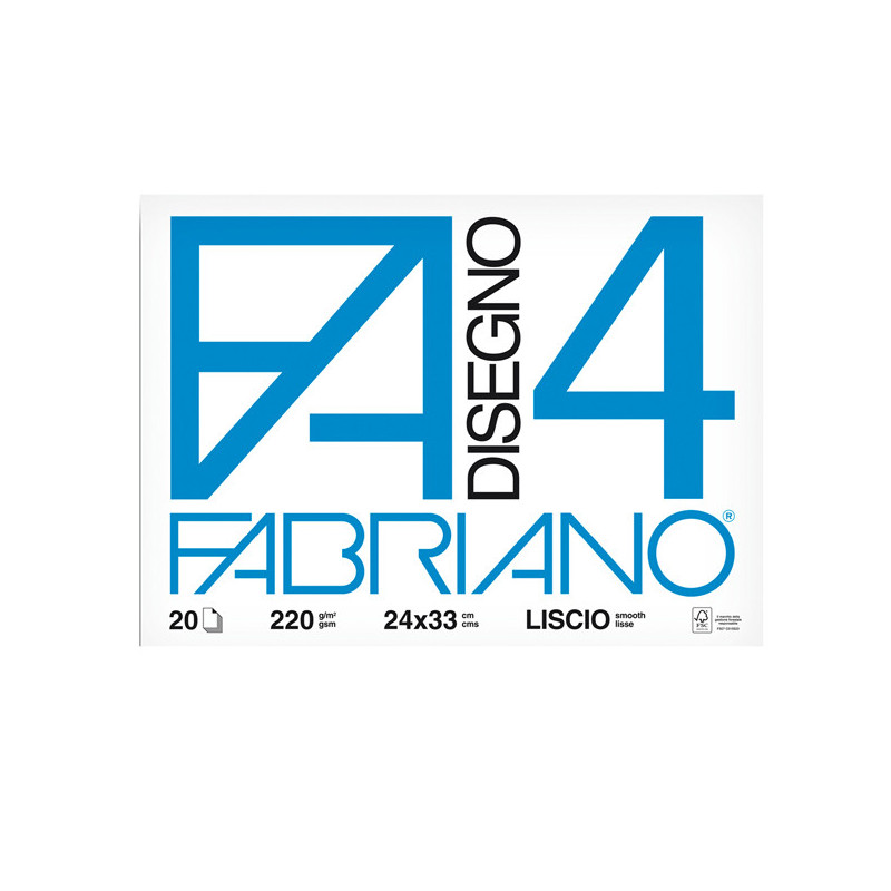 ALBUM FABRIANO4 (24X33CM) 220GR 20FG LISCIO