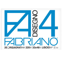 ALBUM FABRIANO4 (33X48CM) 220GR 20FG LISCIO SQUADRATO