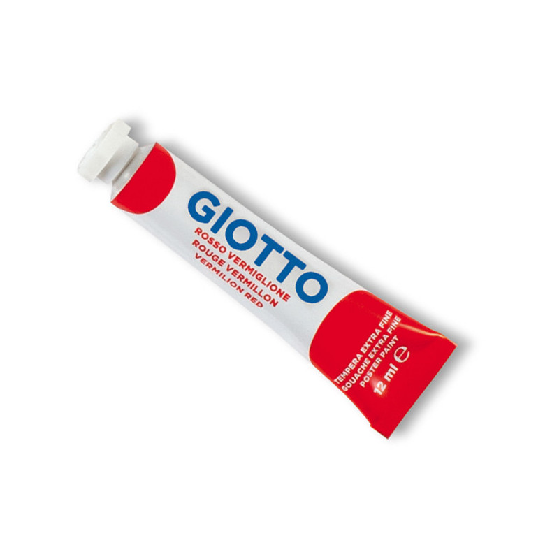 TEMPERA GIOTTO TUBO 4 (12ML) ROSSO VERMIGLIONE 07