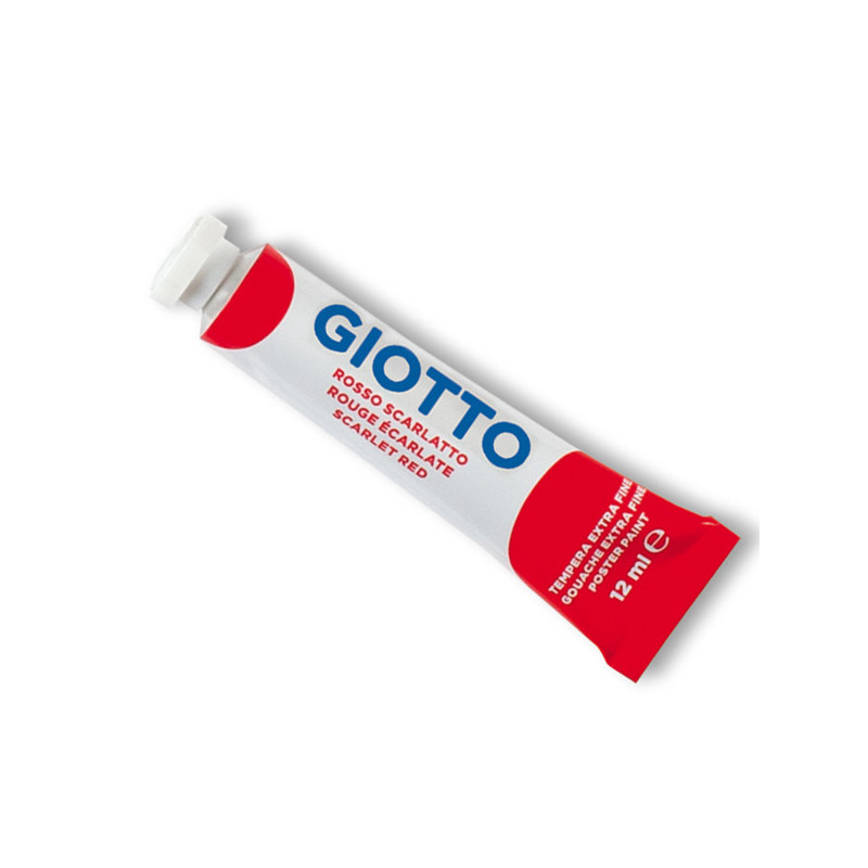 TEMPERA GIOTTO TUBO 4 (12ML) ROSSO SCARLATTO 08