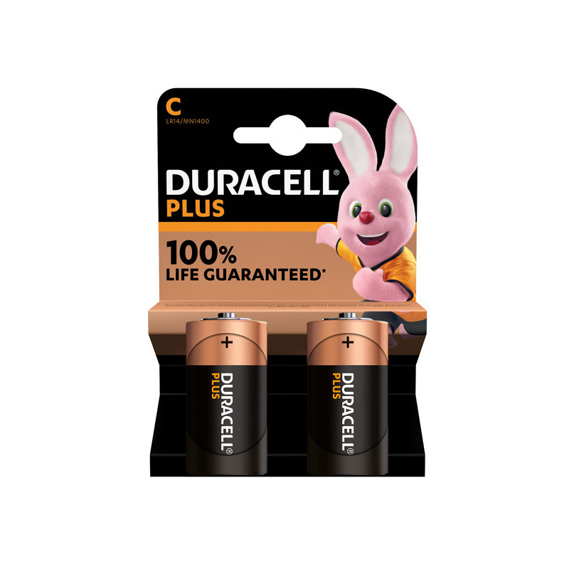 Blister 2 pile MN1400 Duracell PLUS 100 - MEZZA TORCIA C