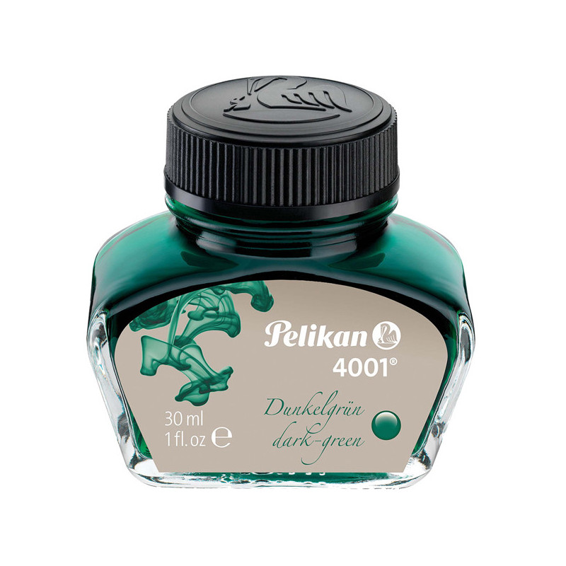 INCHIOSTRO STILOGRAFICO PELIKAN 4001 30ML VERDE SCURO