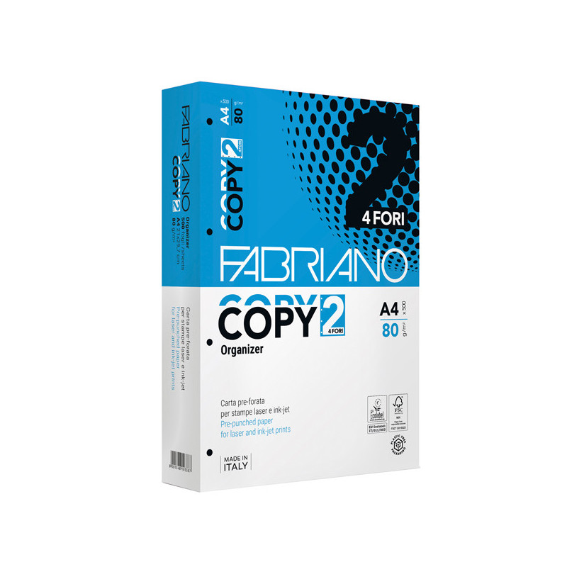 CARTA COPY4 A4 80GR 500FG 4FORI FABRIANO