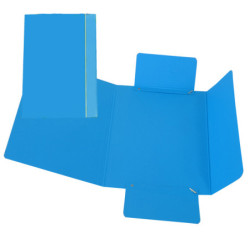 CARTELLINA C/ELASTICO 17X25CM AZZURRO 40L