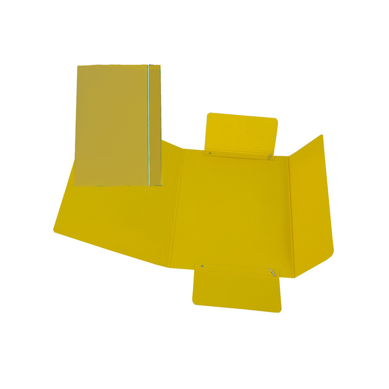 CARTELLINA C/ELASTICO 17X25CM GIALLO 40L