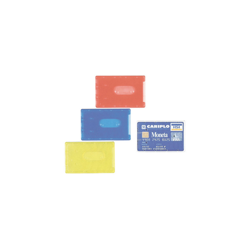 BUSTA PORTA CARDS 8,5X5,4 02/7828 PVC RIGIDO TRASPARENTE FAVORIT