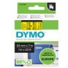 NASTRO DYMO TIPO D1 (24MMX7MT) NERO/GIALLO 537180