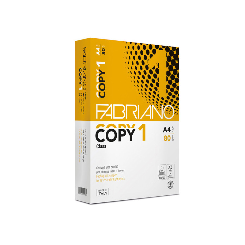 CARTA COPY1 CLASS A4 80GR 500FG FABRIANO