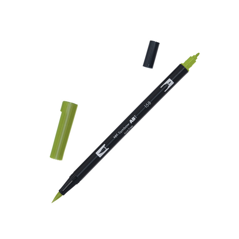 Pennarello Tombow ABT Dual Brush 158 dark olive